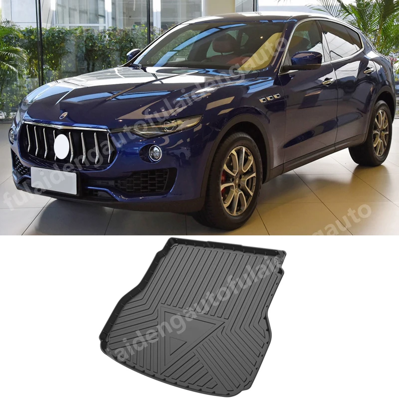 

Коврик для автомобиля Maserati Levante 2016-2019, подкладка для любой погоды, коврик TPO, подкладка для заднего багажника, коврик, аксессуары для стайлинга автомобиля