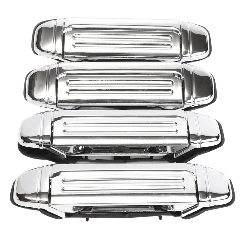 2X Car Chrome Door Handle Accessories for Mitsubishi Pajero 1992 1993 1994 1995 1996 1997