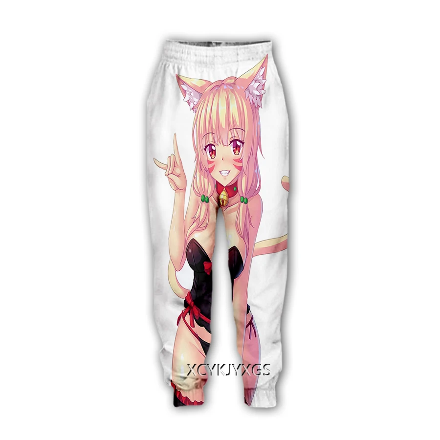 xinchenyuan 3D New Men/Women's Cartoon Anime Girl Print-Casual Pants Sweatpants Straight Pants Sweatpants Jogging Trousers K120