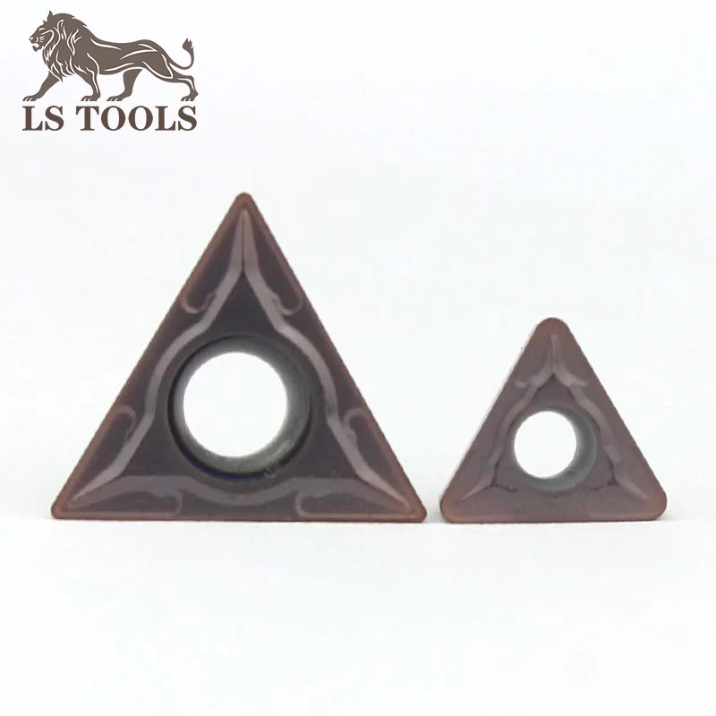 LS TOOLS-insertos de carburo para torneado interno, herramientas de torneado TCMT16T304, TCMT110204, TCMT110208 MV, cuchilla para metal y acero