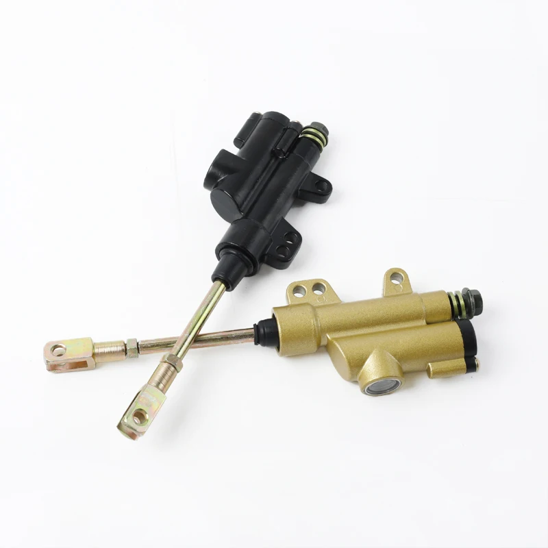 1 pcs Rear Golden Black Motorcycle Dirt Pit Bike ATV Rear Foot Hydraulic Brake Master Cylinder Pump for