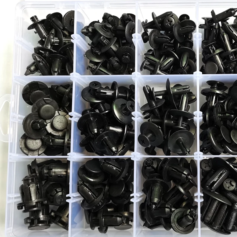 Car High Quality 18 Kind Fastener Clip Mixd 285Pcs Push Pin Bumper Driver Rivet Trim Panel Body Clip Box Kit