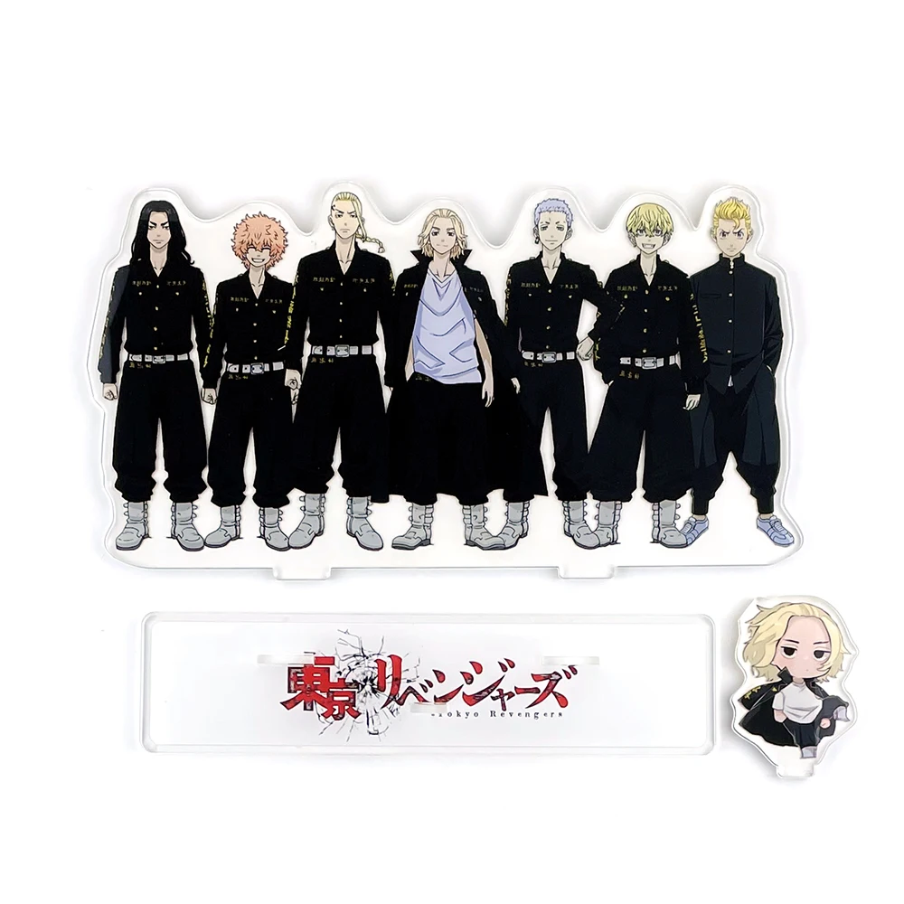 BIG SIZE Tokyo Revengers group Hayashi Suzuki Shin Karino Mitsuya Baji  acrylic standee figurines desk decoration cake topper