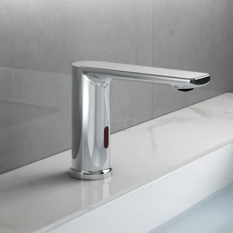 Faucet Automatic Inflrared Sensor Hand Touch Tap  Cold only Chrome Polished Sink Bathroom Tap Basin faucets