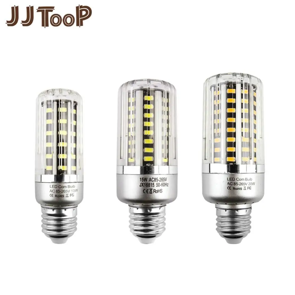 Lámpara LED E27 E14 SMD5730, 220V, Bombilla de maíz, 24, 36, 48, 56, 69, 72LED, candelabro, luz de vela para decoración del hogar