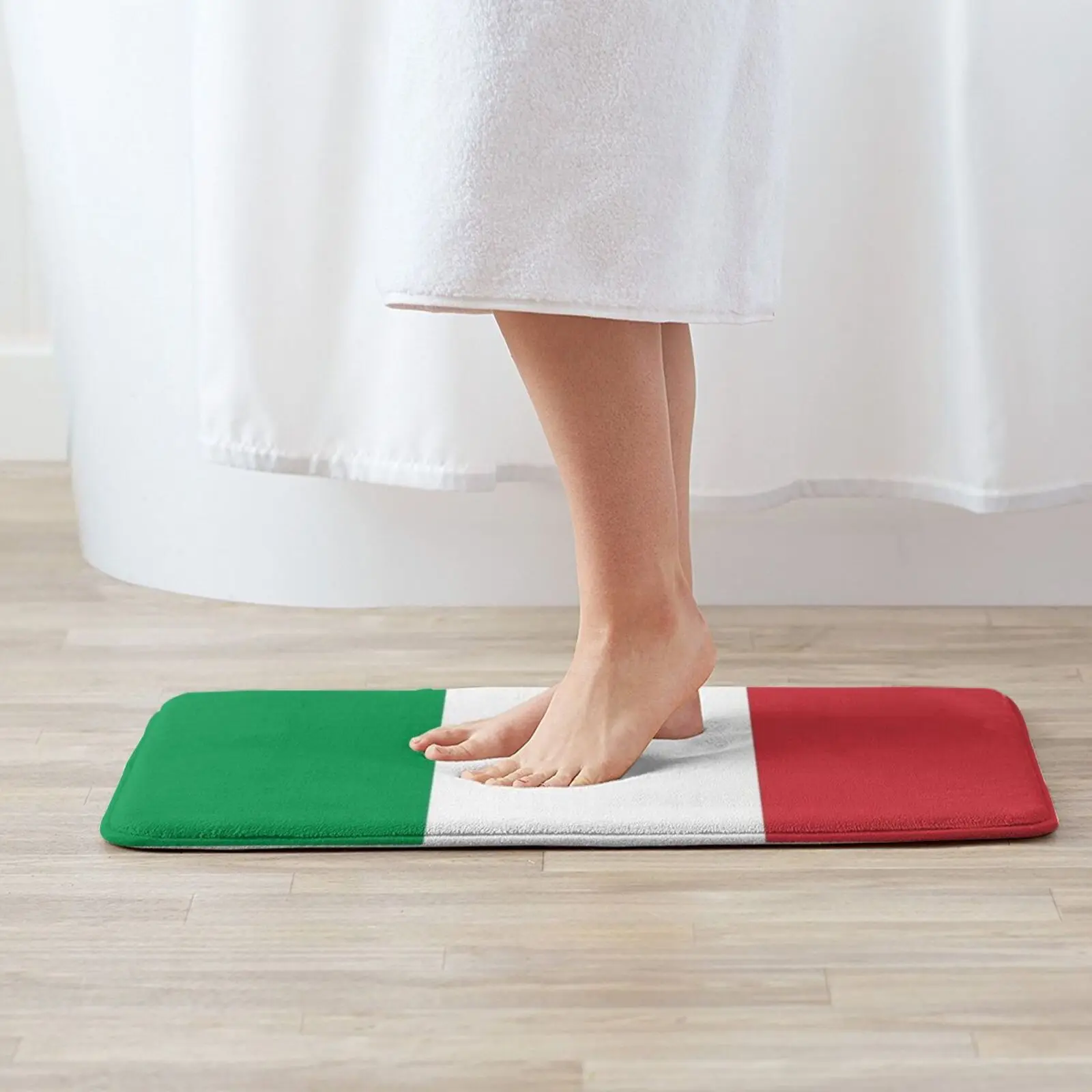 Flag Of Italy Carpet Mat Rug Cushion Soft Non-Slip Glag Italy Italia Italian Red White Green Vertical Stripes Stripe