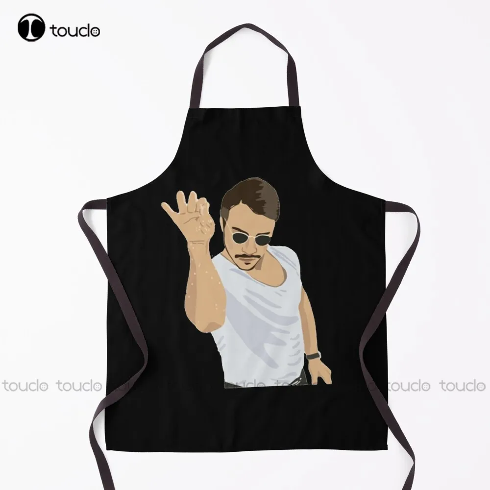 Salt Bae - High Quality Apron Funny Apron For Women Men Unisex Adult Garden Kitchen Household Cleaning Custom Apron