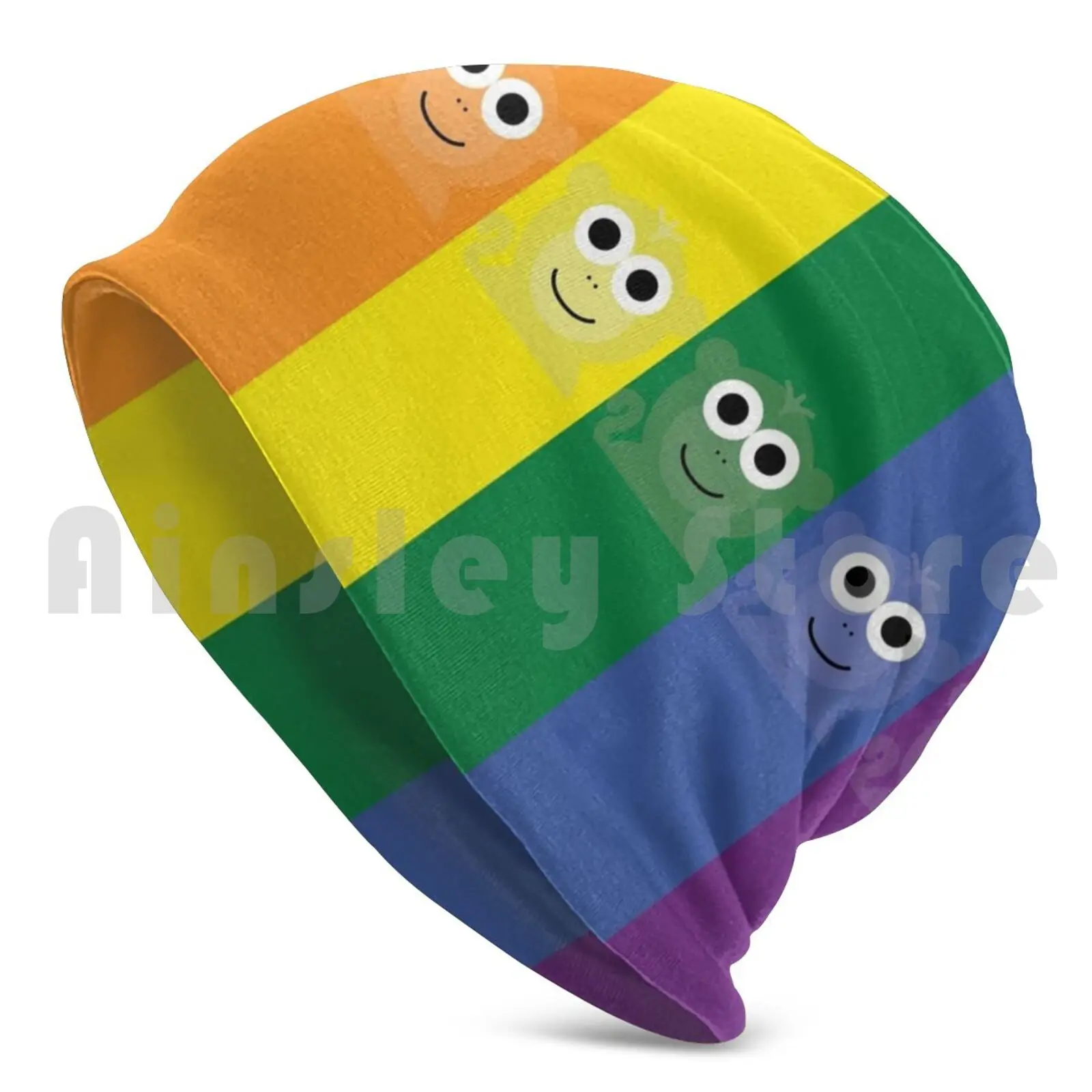 Rainbow Monkeys Celebrate Unity Beanies Knit Hat Hip Hop Pride Bisexual Transsexual Queer