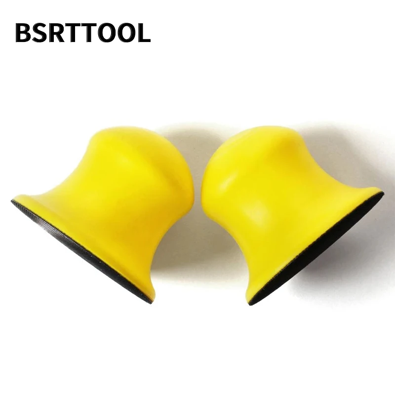BSRTTOOL 3 "핸드 샌딩 패드 먼지없는 연마 도구 폼 샌딩 블록 후크 루프 그라인딩 도구 샌드페이퍼 연결 백커 패드