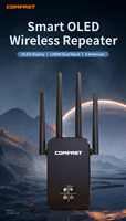 Comfast wr761ac 1200m dual band WiFi signal amplifier intensifier wireless repeater Dual Band Wireless WiFi Router 2.4G+5Ghz