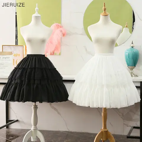 Lolita Crochet Petticoat for Cosplay and Halloween JIERUIZE
