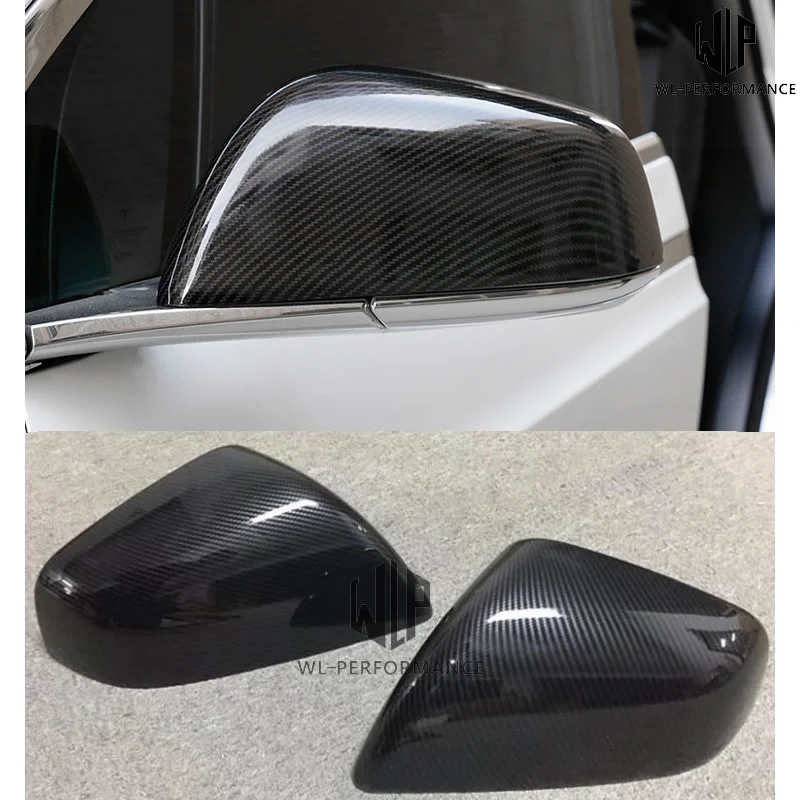 Model x Replacement High Quality Carbon Fiber Side Mirror Covers Auto Car Mirror Caps for Tesla Model x 16-17