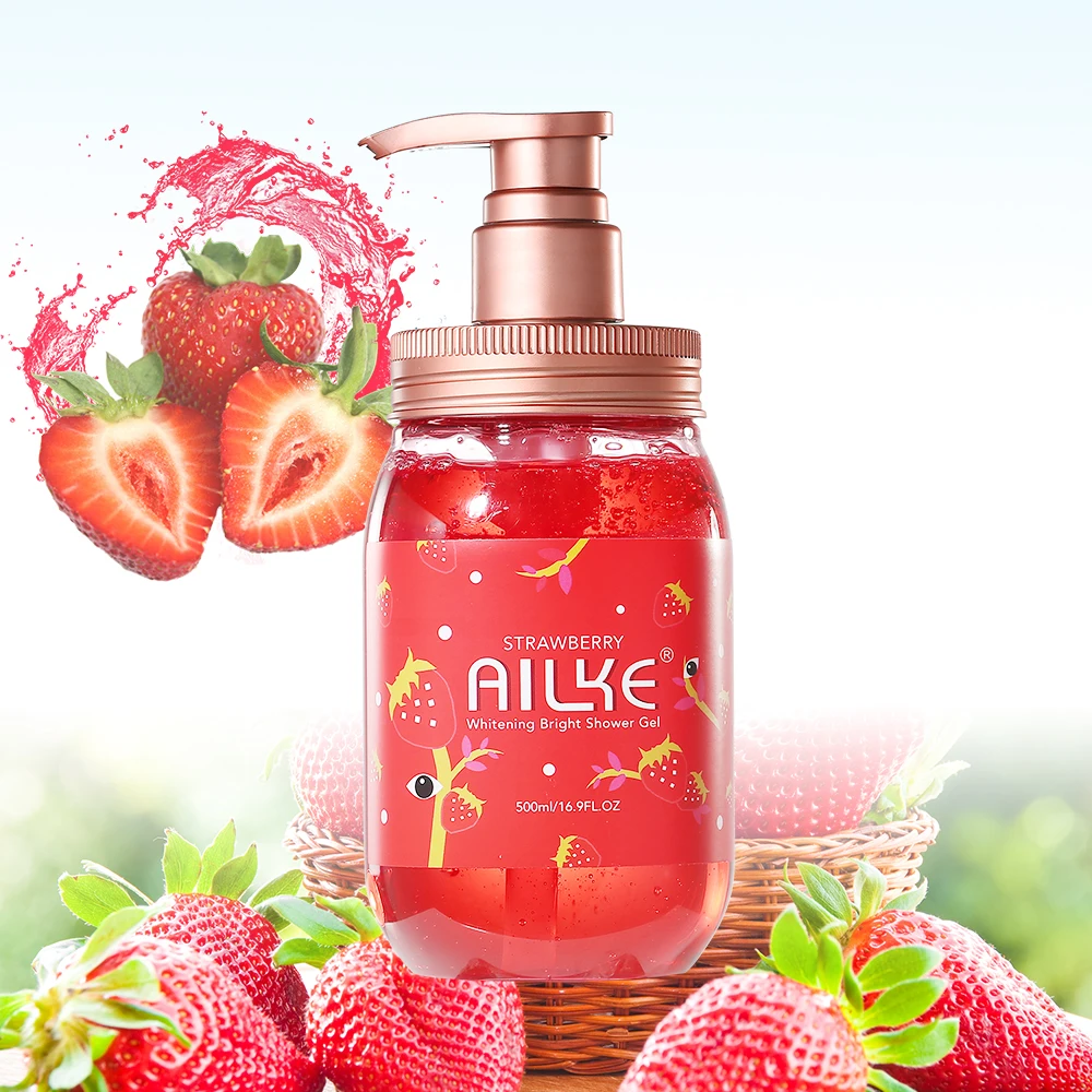 AILKE Bath foam female Whitening brightening  Scrub fragrant   body wash skin care lotion  Exfoliating Shampoo shower Gel spa