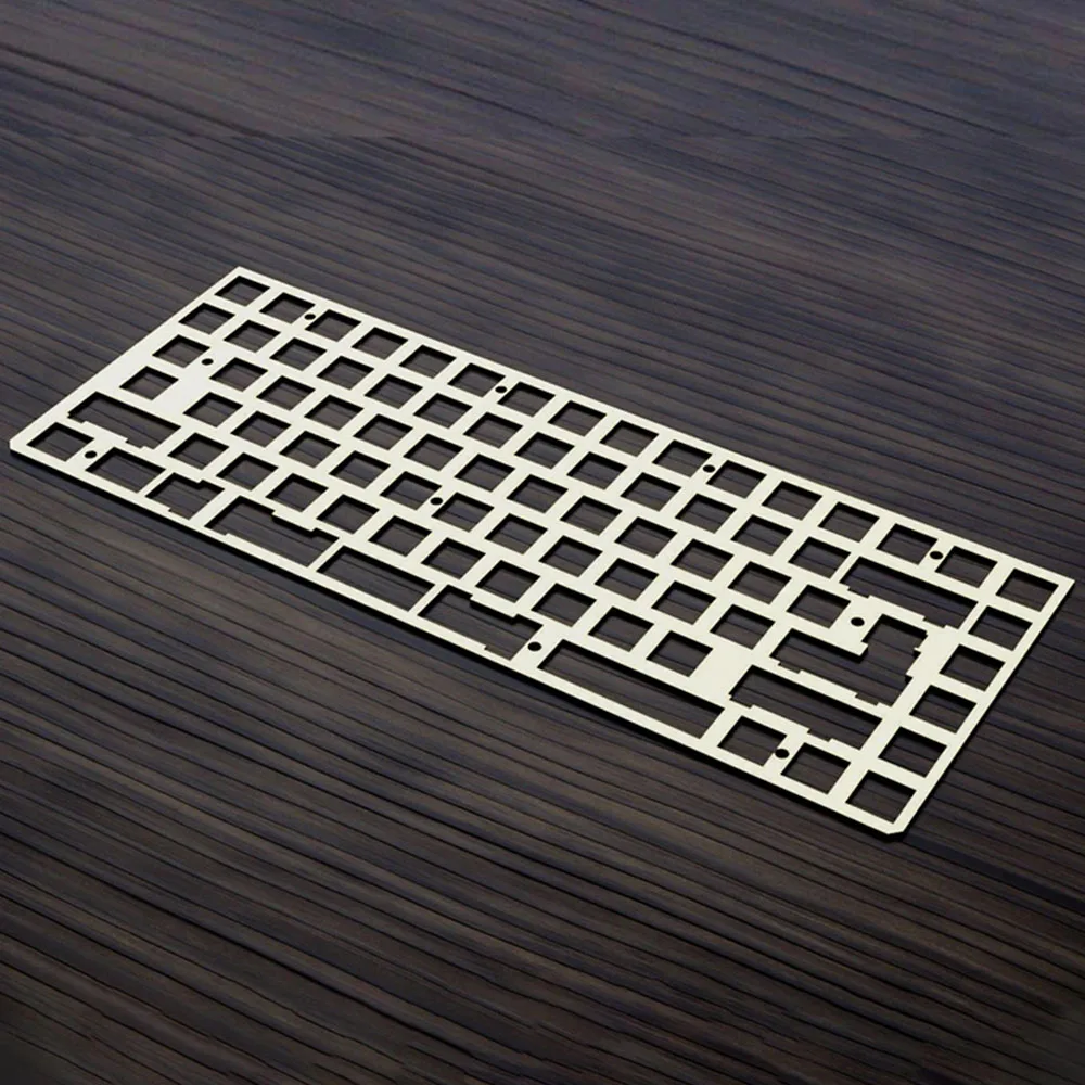 Imagem -05 - Teclado Mecânico para Jogos 84 Placas de Posicionamento Anodo Fio de Alumínio Placa de Cobre de Processamento Compatível com 75 Teclado