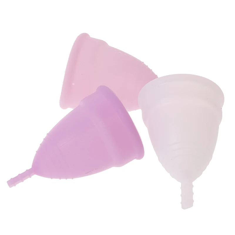 1PC Menstrual Cup For Women Hygiene Medical 100% Silicone Cup Menstrual Reusable Lady Cup Menstrual Than Pads Hot