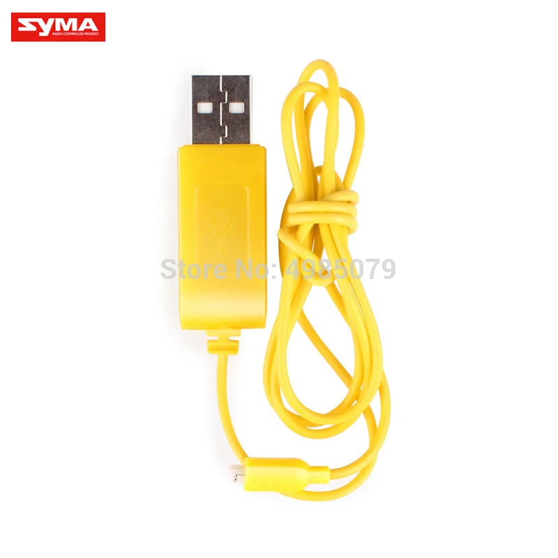 Зарядное устройство SYMA S5 с USB-кабелем, запчасти для мини-радиоуправляемого зарядного устройства для S105G S107G Heli