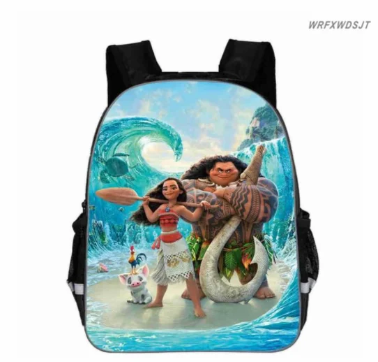 New Disney School Bags Backpack Students Bag Cartoon Vaiana Moana Printing Children Bookbag Satchel School Backpack For Girls