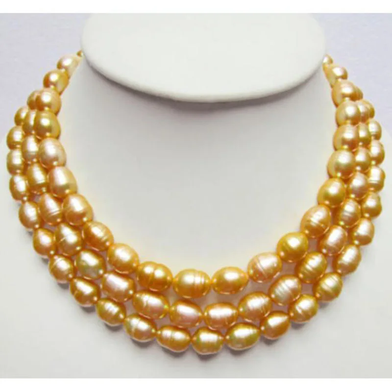 

HOT HUGE 13MM NATURAL SOUTH SEA GOLDEN PEARL NECKLACE 50" 925silver GOLD CLASP