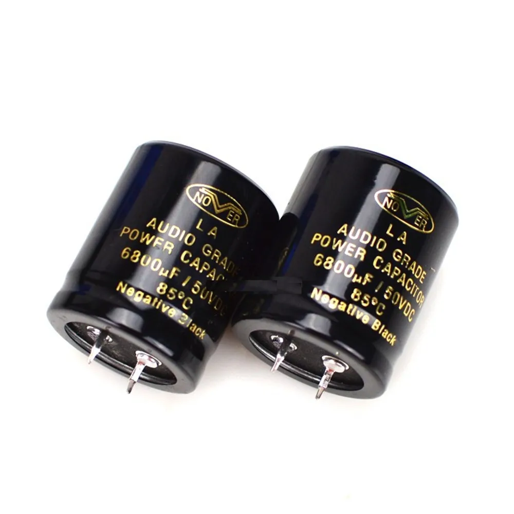 2PCS NOVER High-end Cap 6800uf 50V Capacitors 30*35MM Audio Capacitors