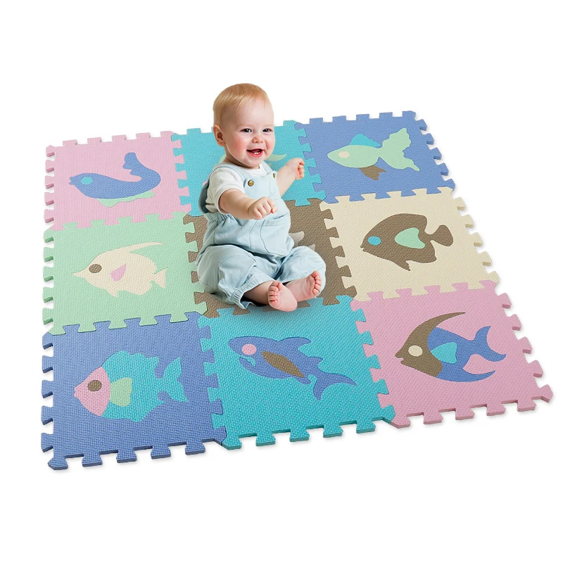 25/9PCS tappetino da gioco per bambini sviluppo di tappeti striscianti giocattoli per bambini Puzzle EVA tappetino per bambini tappeti in schiuma tappetino protettivo per pavimento morbido