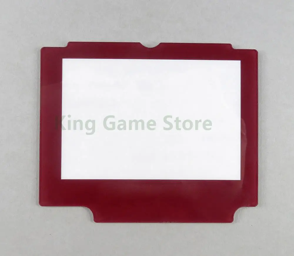 20 stks/partij Vervanging voor GBA SP Rood Zwart plastic Screen Lens Protector Voor Game Boy Advance SP game console scherm panel