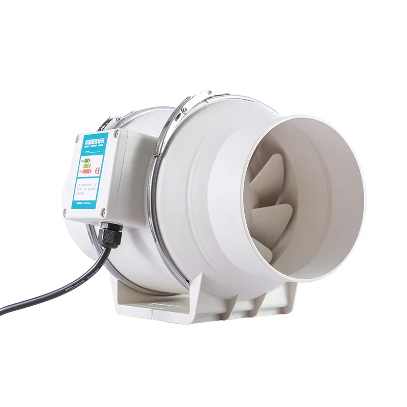 

6 inch Exhaust Fan Inline Duct Fan Blower Air Ventilation System Toilet Kitchen Mute Bathroom Extrator Fans