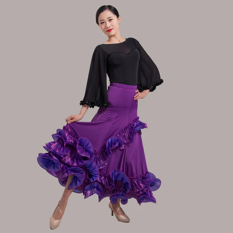 New ballroom dance competition Skirt dance ballroom waltz Clothes  standard dance women ballroom Costumes