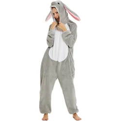 Animal Unicorn MashiMaro Rabbit Costume Adult Girls Boys Kids Onesies  Flannel Stitch Women Anime Jumpsuit Onepiece Suit