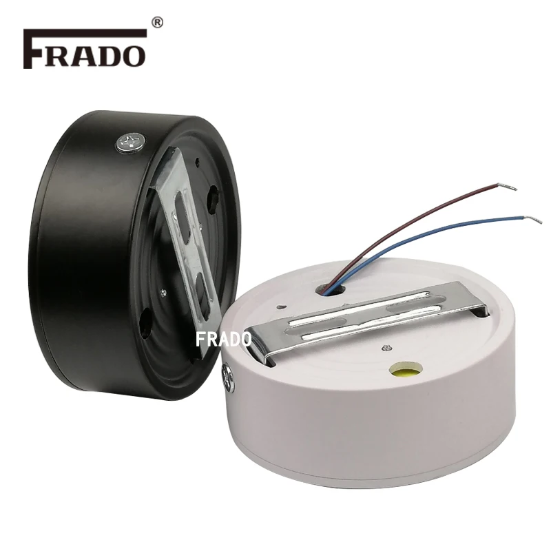 Imagem -03 - Holofote Led Ultrafino sem Gotejador Cob 5w 7w v v Iluminação Embutida em Branco e Preto Novo