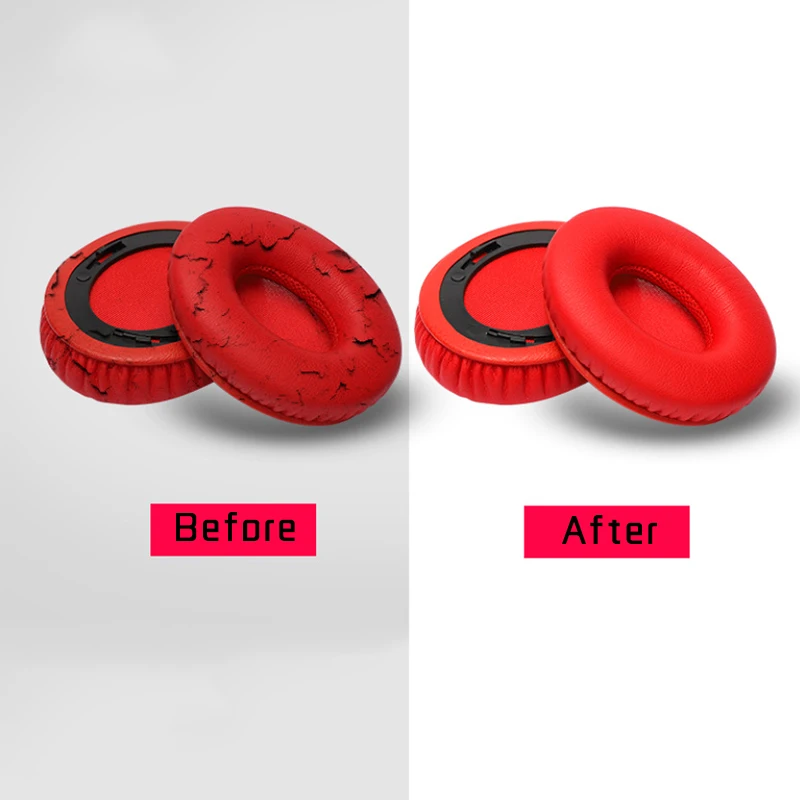 Earpads For Beats Solo HD / Solo1 Solo 1.0 Headphone Ear pads Replacement Headset Ear Pad PU Leather