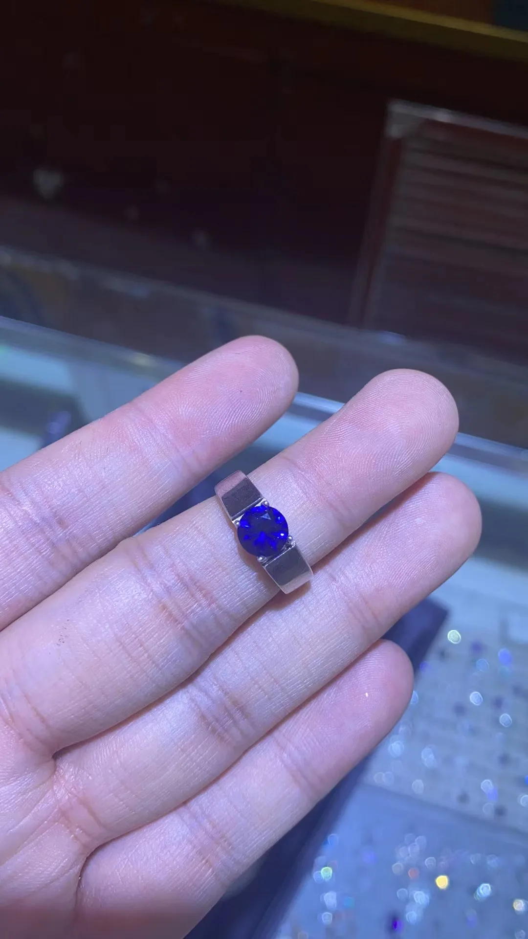 2022 Classic Blue Sapphire Ring for Women men Jewelry Real 925 Silver Good Gift No Sign Engagement Ring For Wedding