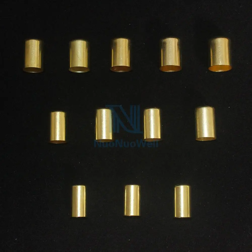 Accessoires de sertissage de tuyaux haute pression, connecteur de tuyau en laiton, outils de sertissage de tuyau, manchon en cuivre, connecteur
