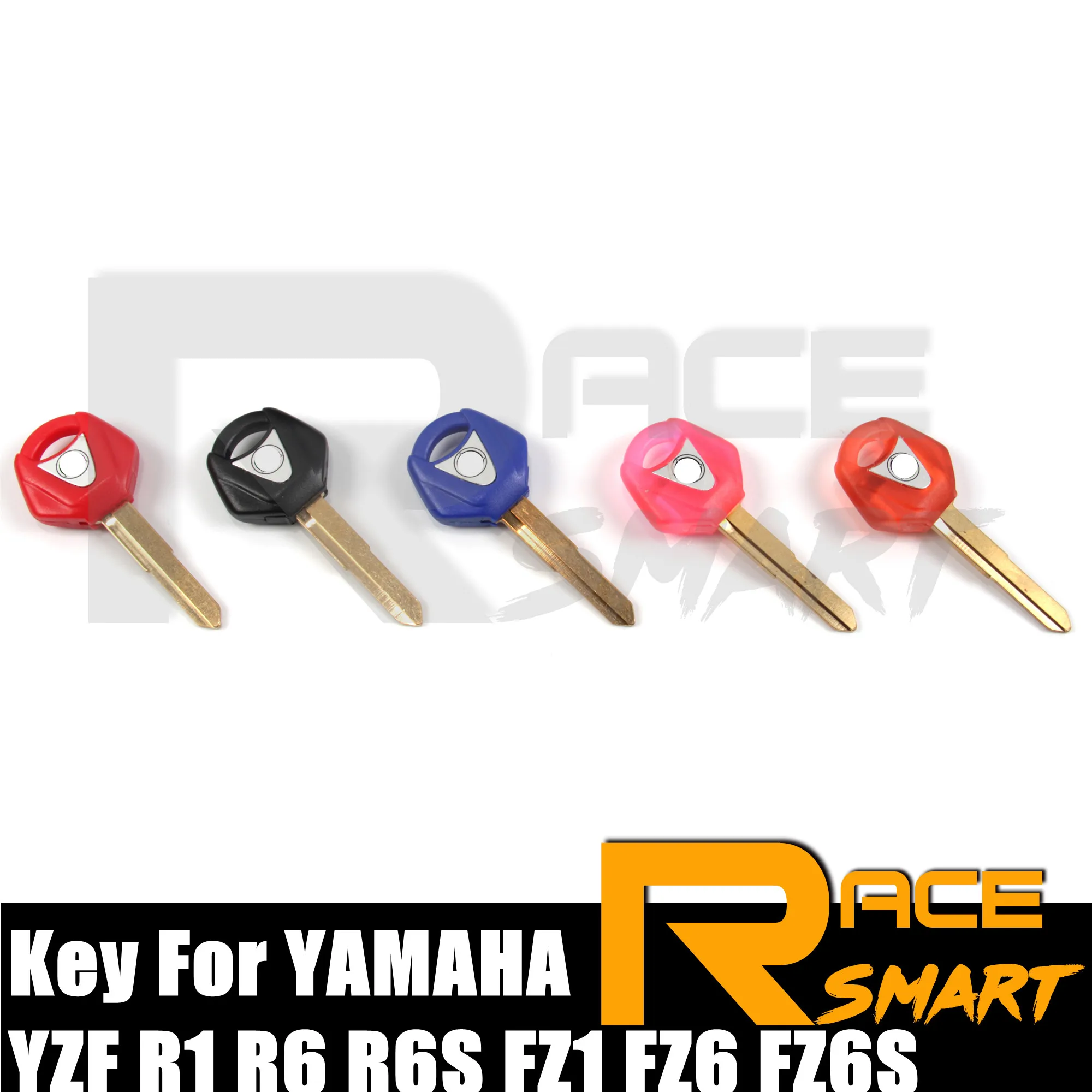 Brand New Keys For YAMAHA YZFR1 YZF R6 R6S FZ1 FZ1S FZ1N All Years Motorcycle Uncut Blank Key Brutale Blade Keys 1/2/3 PCS 45mm