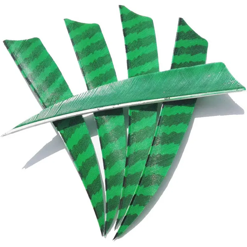 Archery Natural Feathers 5 Inch Arrow Feathers Fletching Turkey Feather Right Wing Wooden Arrow Shaft Shooting Accessories