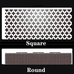 正方形のグラフィックツールキット,ステンレス鋼の定規,DIY描画定規,完全な部分ドリル用の空のグリッド,5dダイヤモンド絵画アクセサリー