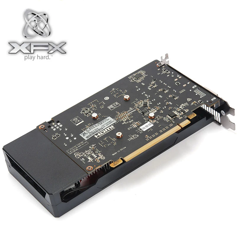 Imagem -02 - Xfx-placa de Vídeo para Amd rx 560 4gb 128bit Gddr5 rx 500 rx 560d Rx560 4g Hdmi Dvi 7000mhz Usado