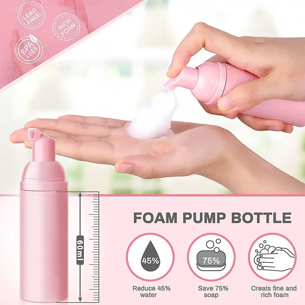 60Ml ขวด Lash แชมพูทำความสะอาดสำหรับ Eyelash Extension เครื่องมือทำความสะอาดไม่ระคายเคือง Eyelash โฟมสบู่แชมพูขายส่ง