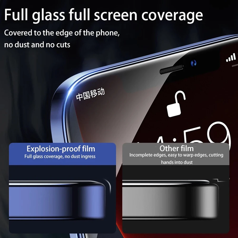 5/3/1Pcs for iPhone 12 mini 11 pro Max 8 7 6 6s plus X XR XS Max SE 2020 tempered glass protective film phone screen protector