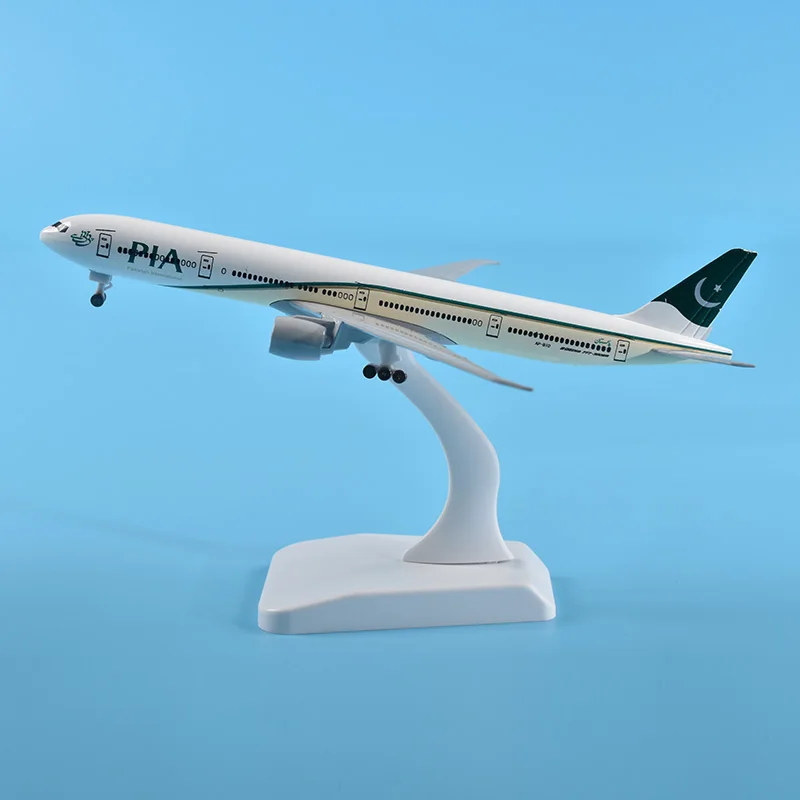 

JASON TUTU 20cm PIA Pakistan Boeing 777 Airplane Model Plane Model Aircraft Diecast Metal 1/300 Scale Planes Drop shipping