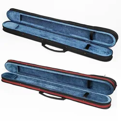 Bow Box Contain 4pcs Violin/Viola/Cello Bows 2pcs Bass Bows Wood Canvas Bow Box