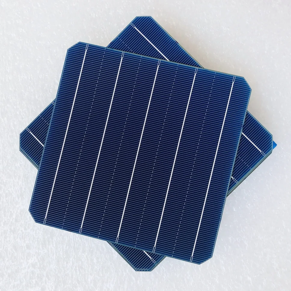 100 pcs 5.375 w 최대 6 w 22.0% effciency 학년 156*156mm 태양 광 모노 monocrystalline 실리콘 태양 전지 6x6 태양 전지 패널