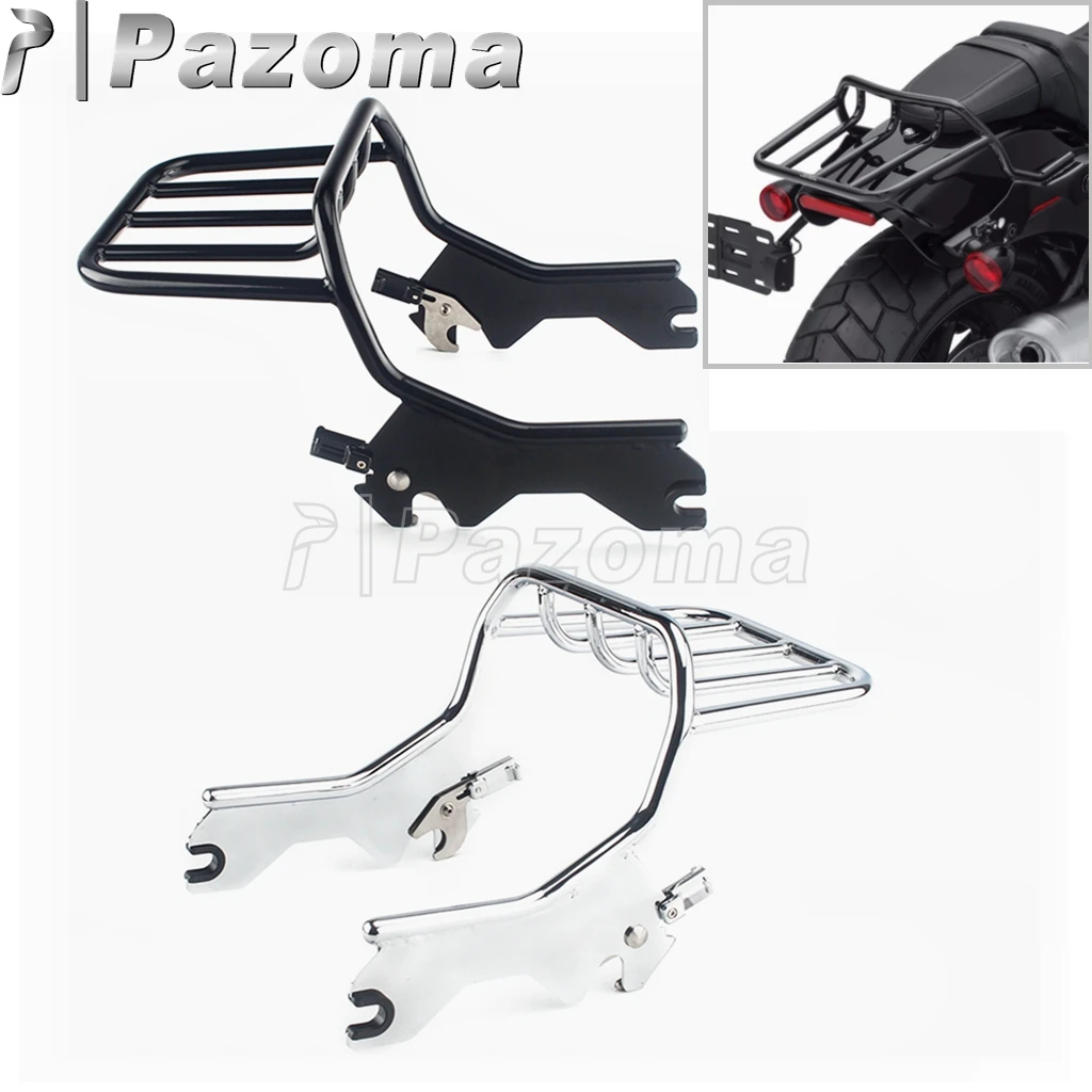 

Motorcycle Detachable Steel Rear Luggage Support Shelf Racks for For Harley Softail FLDE FLHC FXBB FXST 114 FLHCS FLSL 2018-2020