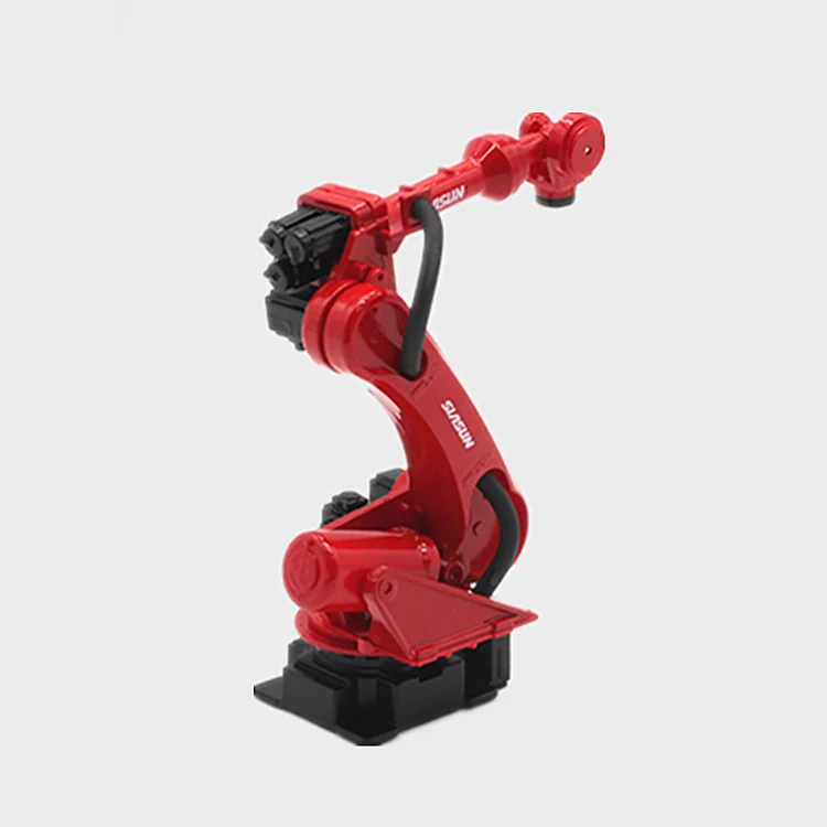 1:18 Siasun Industrial Robot Arm Model 6 Axis Simulation Manipulator Mechanical Arm Model Rotatable Scene Model Gift