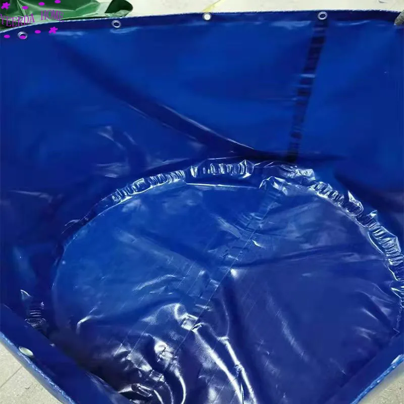 Round Tarpaulin Tank Thick Pvc Fish Farming Pond Circular reservoir Swimming Pool can customize the size