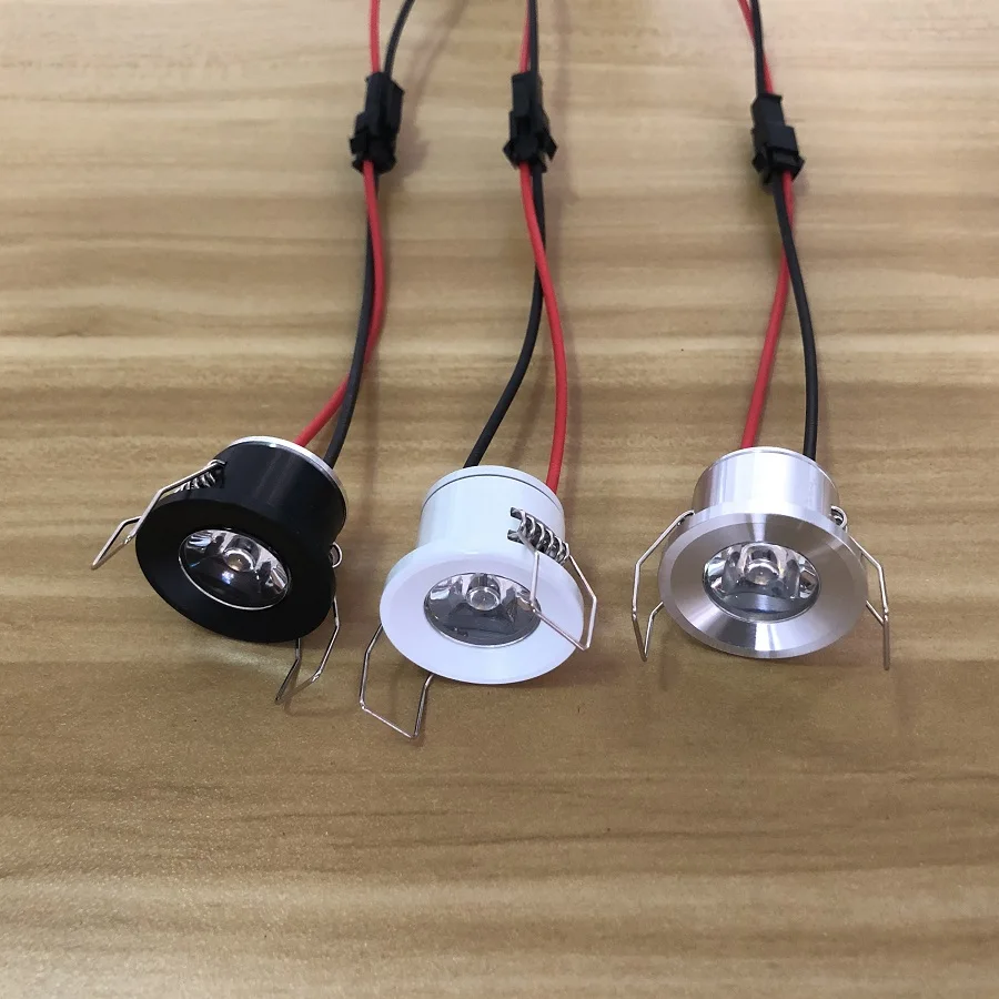 LEDスポットライト,220v,1.5w,3w,12v,24v,調光可能なジュエリーキャビネット,天井の植物用