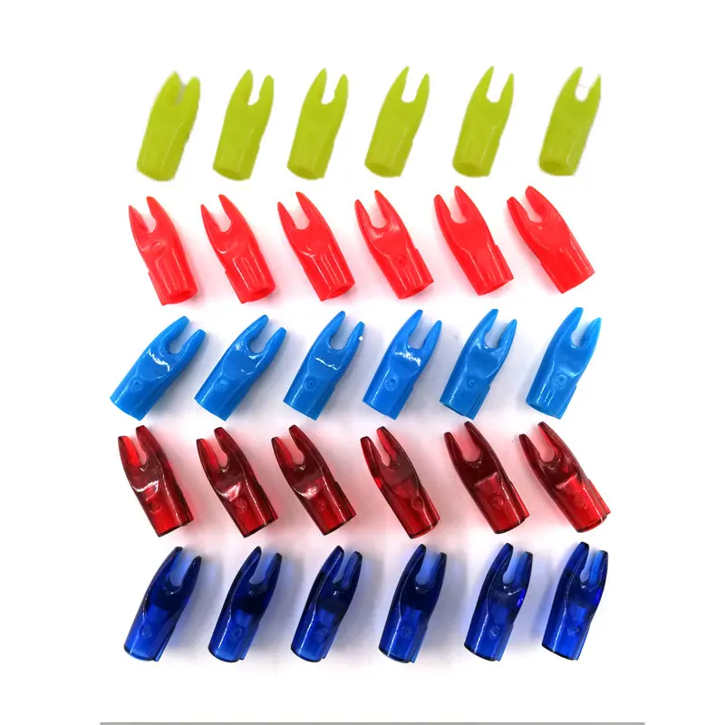 60pcs Plastic Arrow Pin Nock Hunting Shooting Archery Accessories Compound Recurve Bow Crossbow