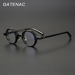 Vintage Acetate Optical Eyeglasses Frame Men Myopia Prescription Glasses Women 2022 New Designer Luxury Glasses Frame Eyewear