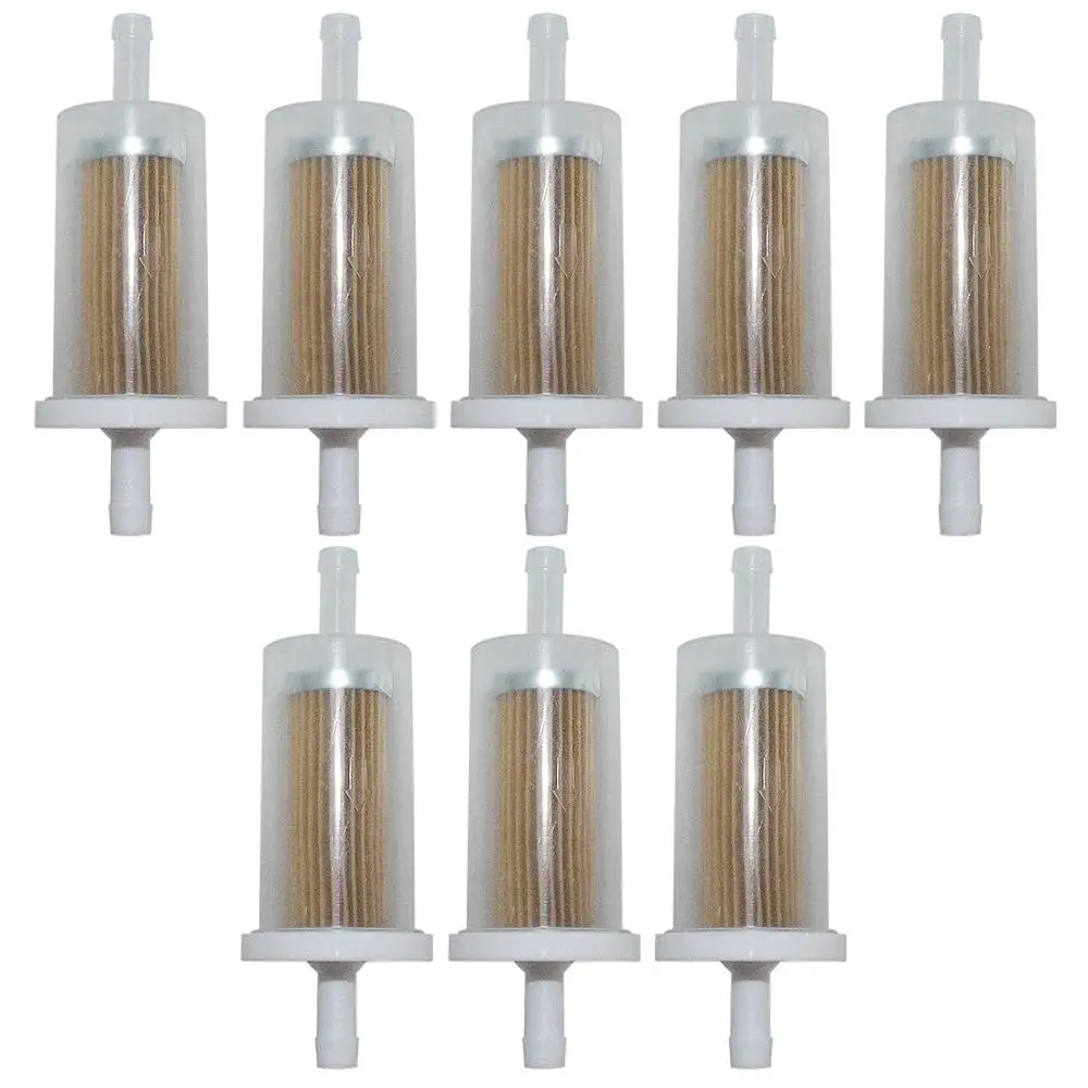 695666 Fuel Filter Kit 8Pcs for 845125 691035 5065 5065D Craftsman Cub Cadet Troy Bilt Lawn Mower Tractor