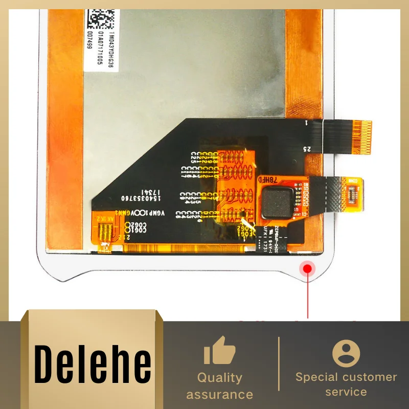 LCD Module with Touch Screen for Motorola Symbol Zebra TC20 TC200J TC25 ,free delivery