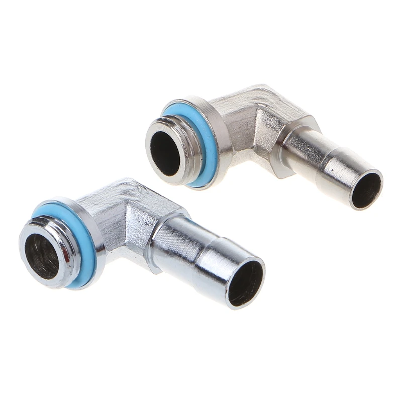 PC Water Cooling System Part G1/4 Thread 90 Degree Elbow Pipe Connector